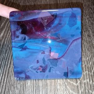 Square Piece of Stained Glass